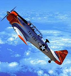 climbing warplane